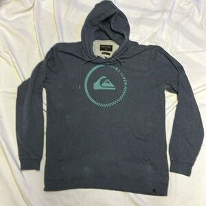 Quicksilver Men’s  Hoodie Sz Large Blue